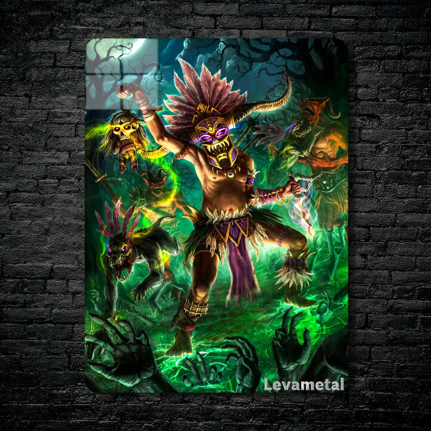 main-mockup-24644-1785261192.jpeg متال پوستر witch doctor از گیم دوتا2 , dota2 با کد E-413