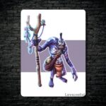 متال پوستر witch doctor از گیم دوتا2 , dota2 با کد E-420