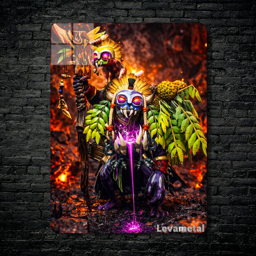 متال پوستر witch doctor از گیم دوتا2 , dota2 با کد E-422