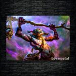 متال پوستر witch doctor از گیم دوتا2 , dota2 با کد E-424