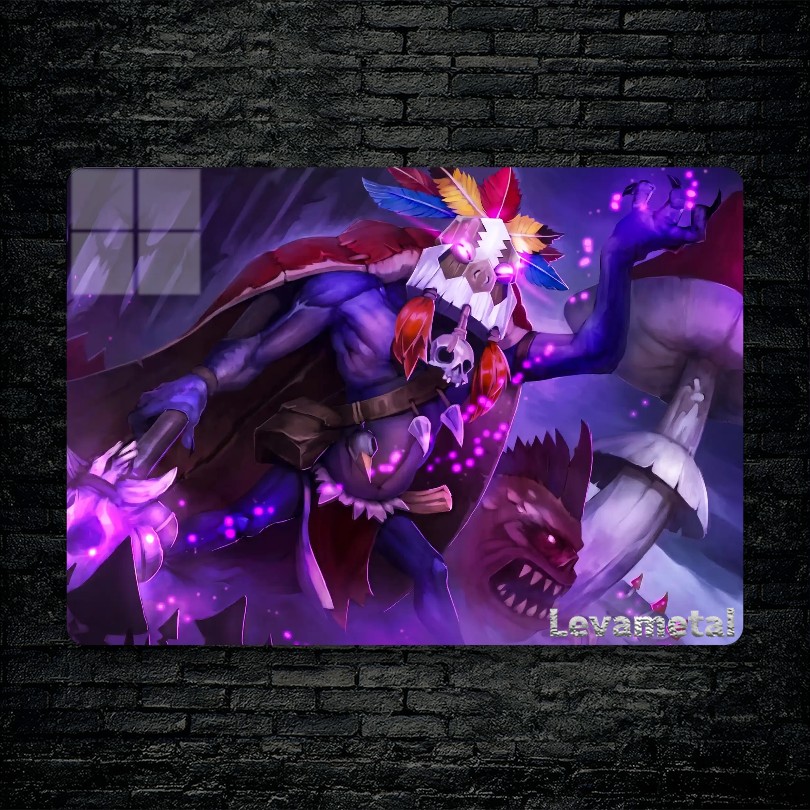 متال پوستر witch doctor از گیم دوتا2 , dota2 با کد E-427
