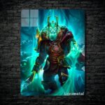 متال پوستر wraith king از گیم دوتا2 , dota2 با کد E-429