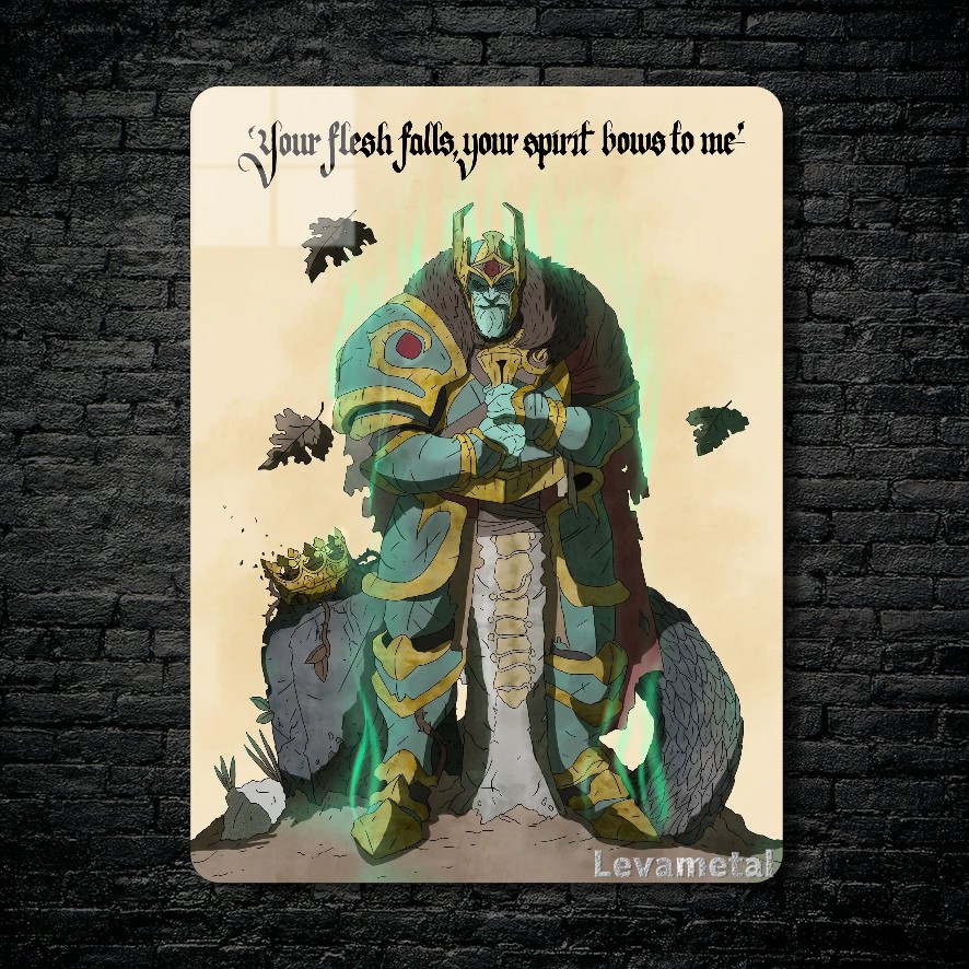 متال پوستر wraith king از گیم دوتا2 , dota2 با کد E-430