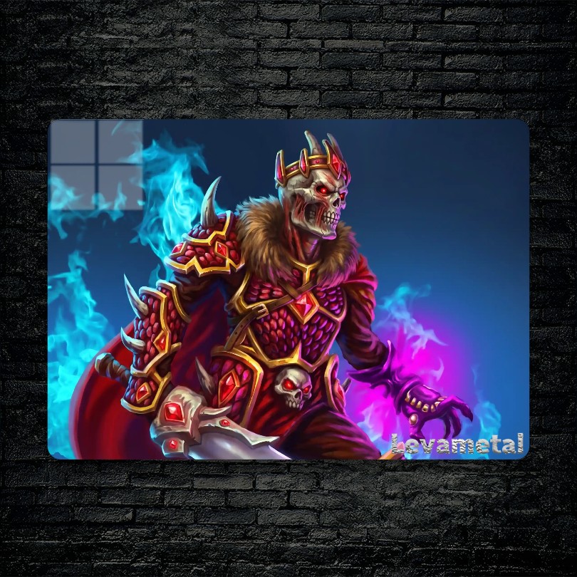 متال پوستر wraith king از گیم دوتا2 , dota2 با کد E-435