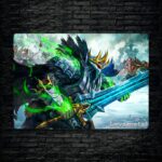 متال پوستر wraith king از گیم دوتا2 , dota2 با کد E-440