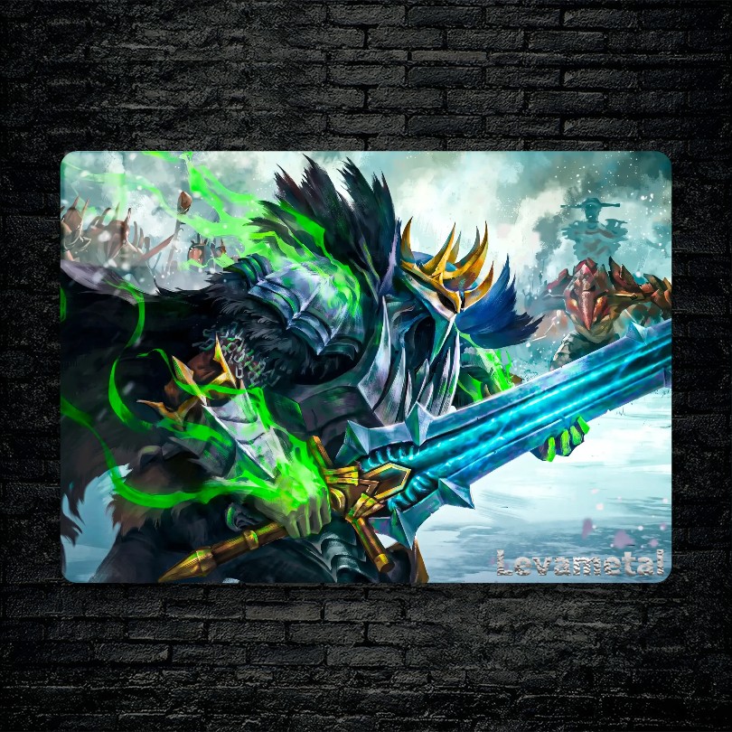 متال پوستر wraith king از گیم دوتا2 , dota2 با کد E-440