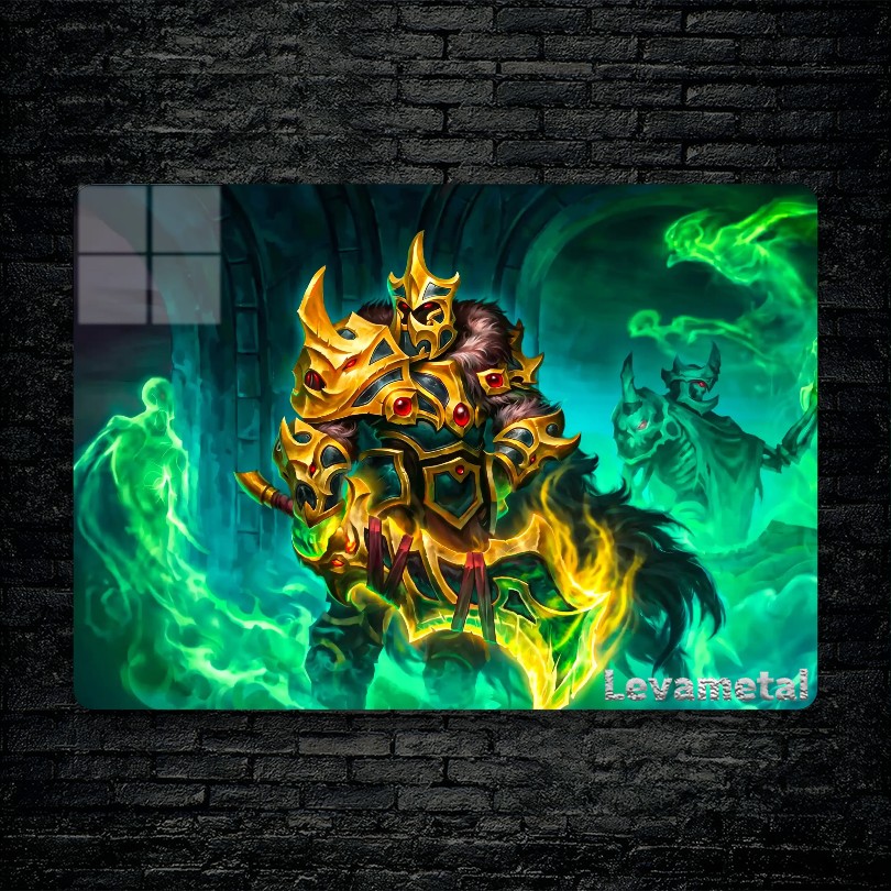 متال پوستر wraith king از گیم دوتا2 , dota2 با کد E-445