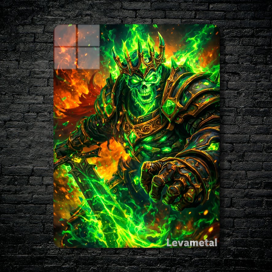 متال پوستر wraith king از گیم دوتا2 , dota2 با کد E-449
