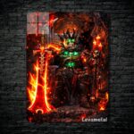 متال پوستر wraith king از گیم دوتا2 , dota2 با کد E-450