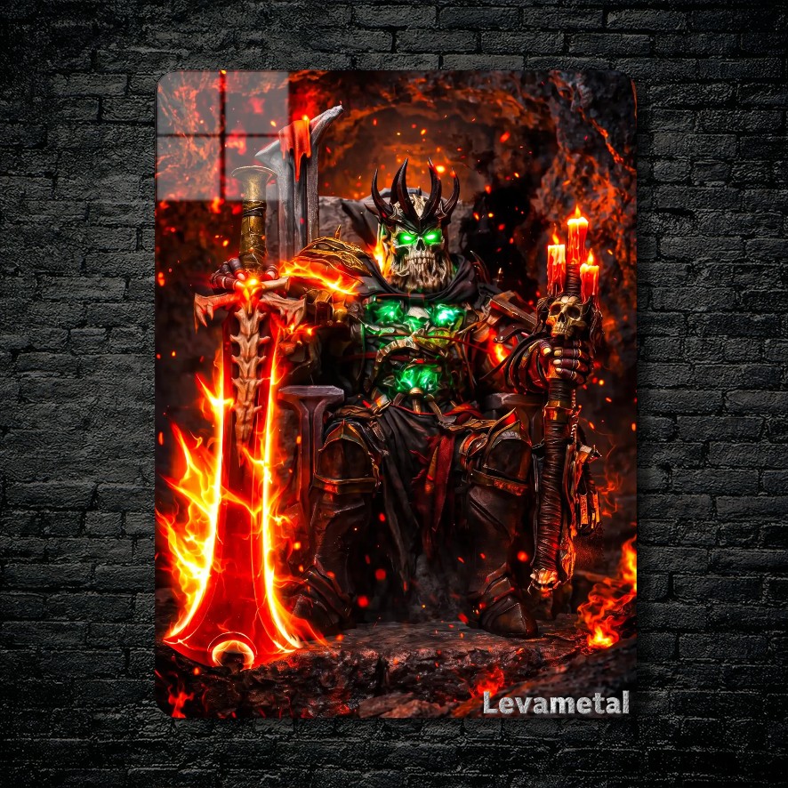 متال پوستر wraith king از گیم دوتا2 , dota2 با کد E-450