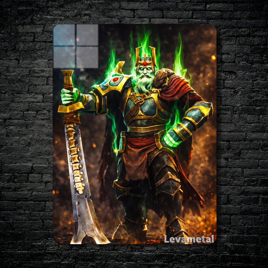متال پوستر wraith king از گیم دوتا2 , dota2 با کد E-453