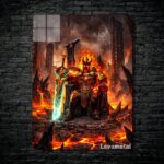 متال پوستر wraith king از گیم دوتا2 , dota2 با کد E-454