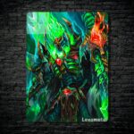 متال پوستر wraith king از گیم دوتا2 , dota2 با کد E-456
