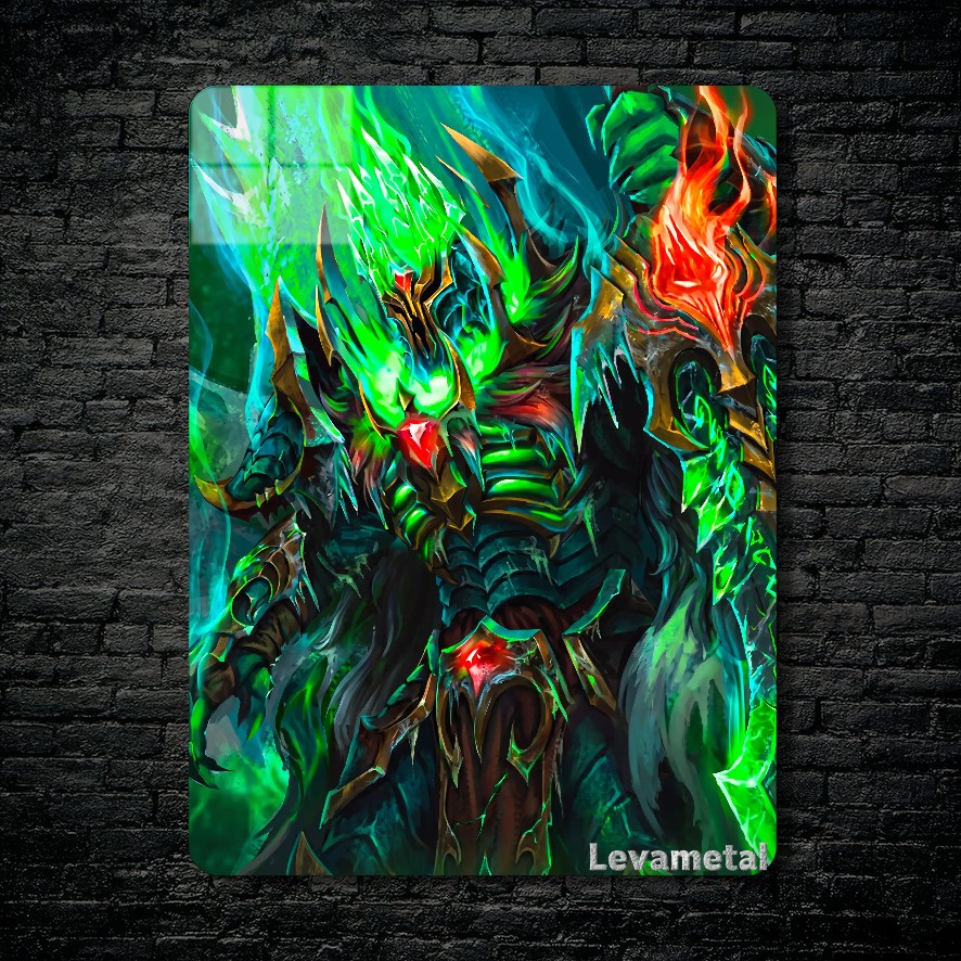 متال پوستر wraith king از گیم دوتا2 , dota2 با کد E-456