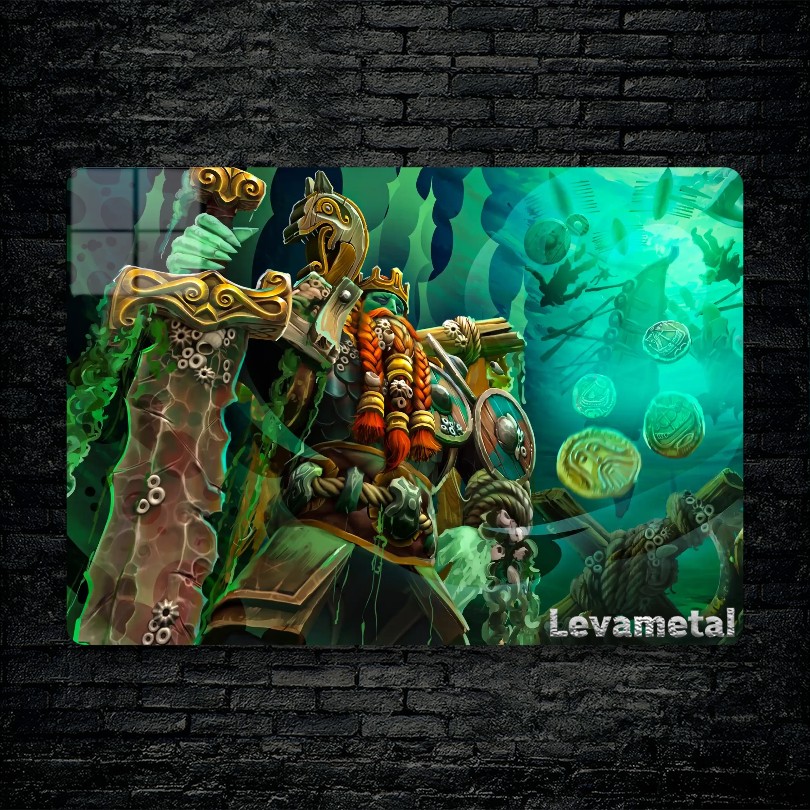 متال پوستر wraith king از گیم دوتا2 , dota2 با کد E-457