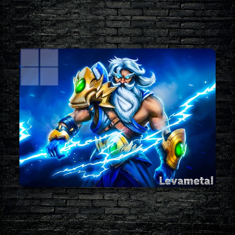 متال پوستر zeus از گیم دوتا2 , dota2 با کد E-460