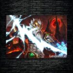 متال پوستر zeus از گیم دوتا2 , dota2 با کد E-465