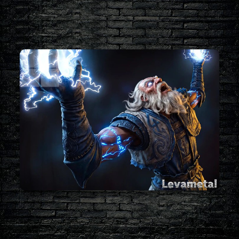 متال پوستر zeus از گیم دوتا2 , dota2 با کد E-466