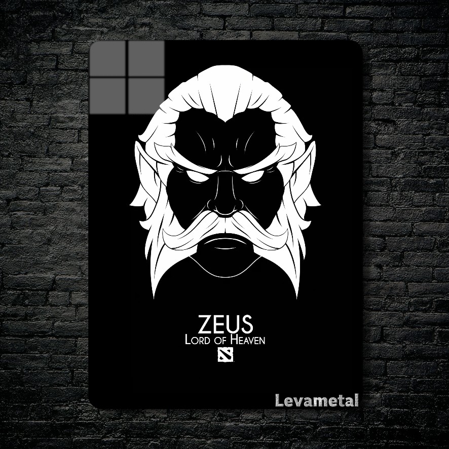 متال پوستر zeus از گیم دوتا2 , dota2 با کد E-469