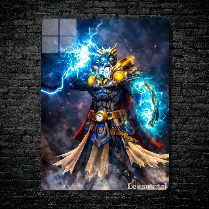 متال پوستر zeus از گیم دوتا2 , dota2 با کد E-475
