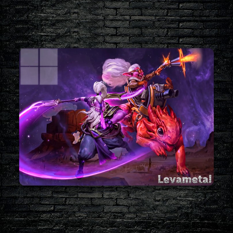 متال پوستر void spirit از گیم دوتا2 , dota2 با کد E-484