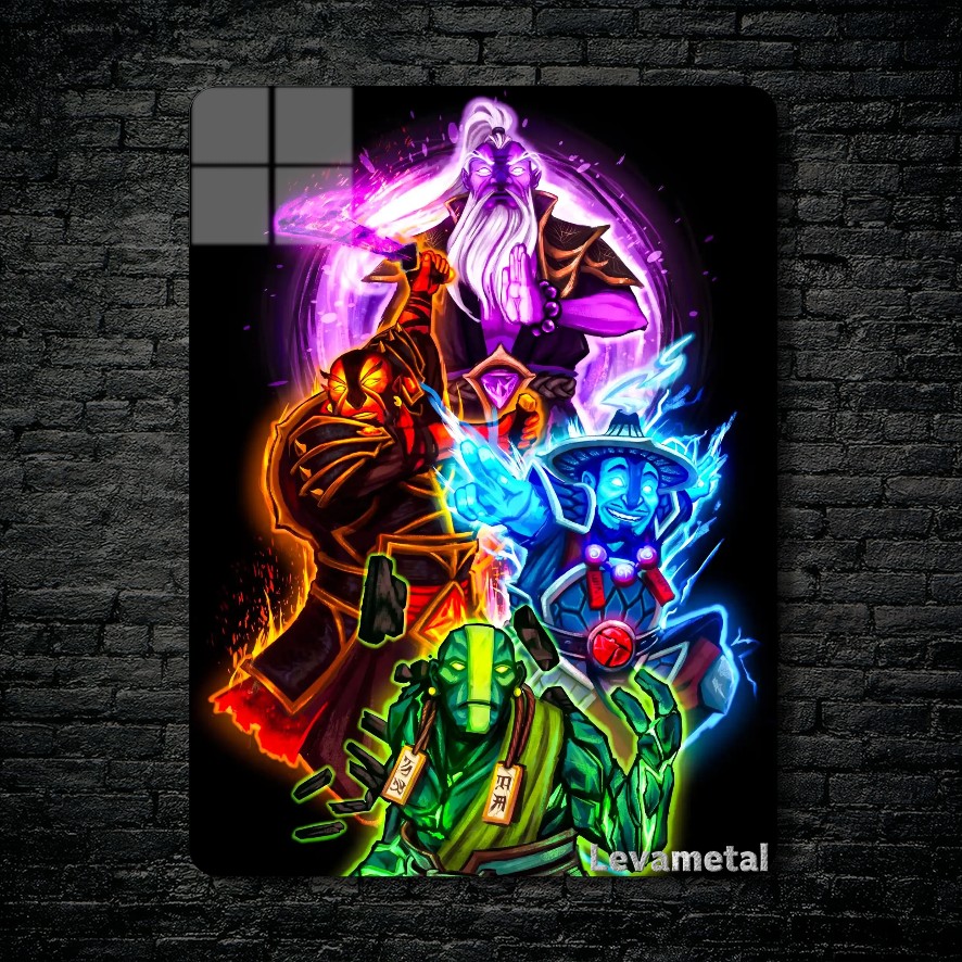 متال پوستر void spirit از گیم دوتا2 , dota2 با کد E-499