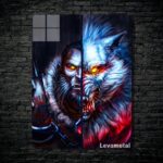 متال پوستر lycan از گیم دوتا2 , dota2 با کد E-511