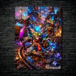 متال پوستر meepo از گیم دوتا2 , dota2 با کد E-512