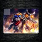 متال پوستر clockwerk از گیم دوتا2 , dota2 با کد E-515