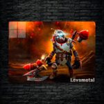 متال پوستر clockwerk از گیم دوتا2 , dota2 با کد E-519
