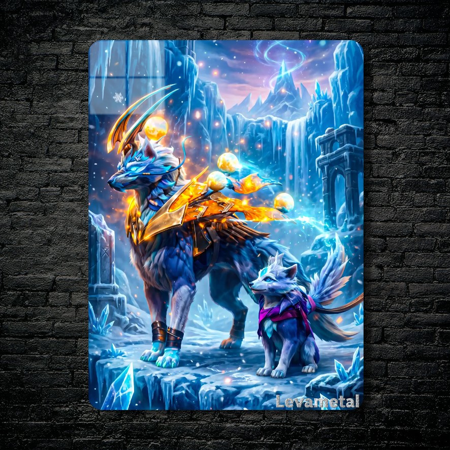 متال پوستر crystal maiden از گیم دوتا2 , dota2 با کد E-527
