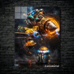 متال پوستر gyrocopter از گیم دوتا2 , dota2 با کد E-536