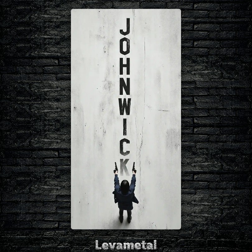 متال پوستر جان ویک jhon wick با کد E-552