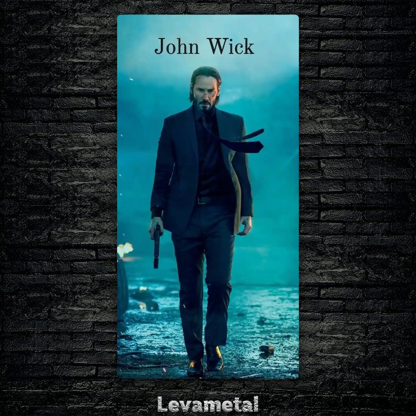 متال پوستر جان ویک jhon wick با کد E-564