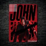 متال پوستر جان ویک jhon wick با کد E-567