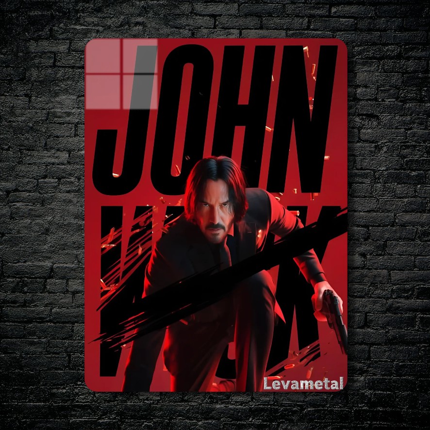 متال پوستر جان ویک jhon wick با کد E-567