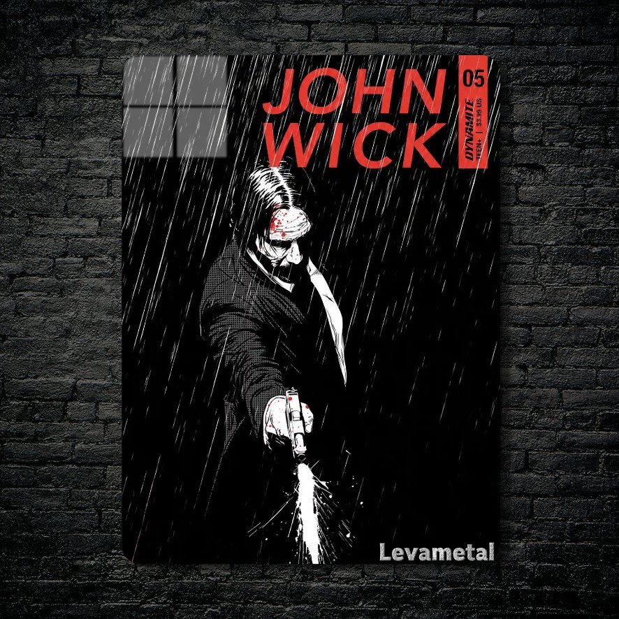 متال پوستر جان ویک jhon wick با کد E-569