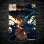 متال پوستر لوفی Luffy از انیمه وان پیس One piece با کد E-594
