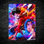 متال پوستر لوفی Luffy از انیمه وان پیس One piece با کد E-601