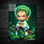 متال پوستر زورو Zoro از انیمه وان پیس One piece با کد E-613