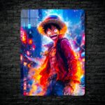 متال پوستر لوفی Luffy از انیمه وان پیس One piece با کد E-615