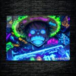 متال پوستر لوفی Luffy از انیمه وان پیس One piece با کد E-623