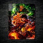 متال پوستر انیمه وان پیس One piece با کد E-632