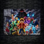 متال پوستر انیمه وان پیس One piece با کد E-641