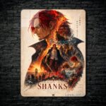 متال پوستر شنکس Shanks از انیمه وان پیس E-647 one piece