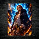 متال پوستر شنکس Shanks از انیمه وان پیس E-648 one piece