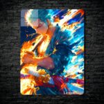 متال پوستر زورو Zoro از انیمه وان پیس One piece با کد E-670