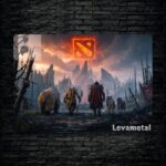 متال پوستر lycan و lone druid از گیم دوتا2 , dota2 با کد E-686