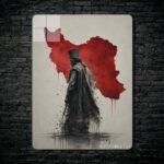 متال پوستر طرح سرباز هخامنشی E-709