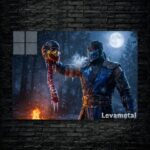متال پوستر ساب زیرو Sub-zero از بازی مورتال کمبت Mortal Kombat با کد E-735